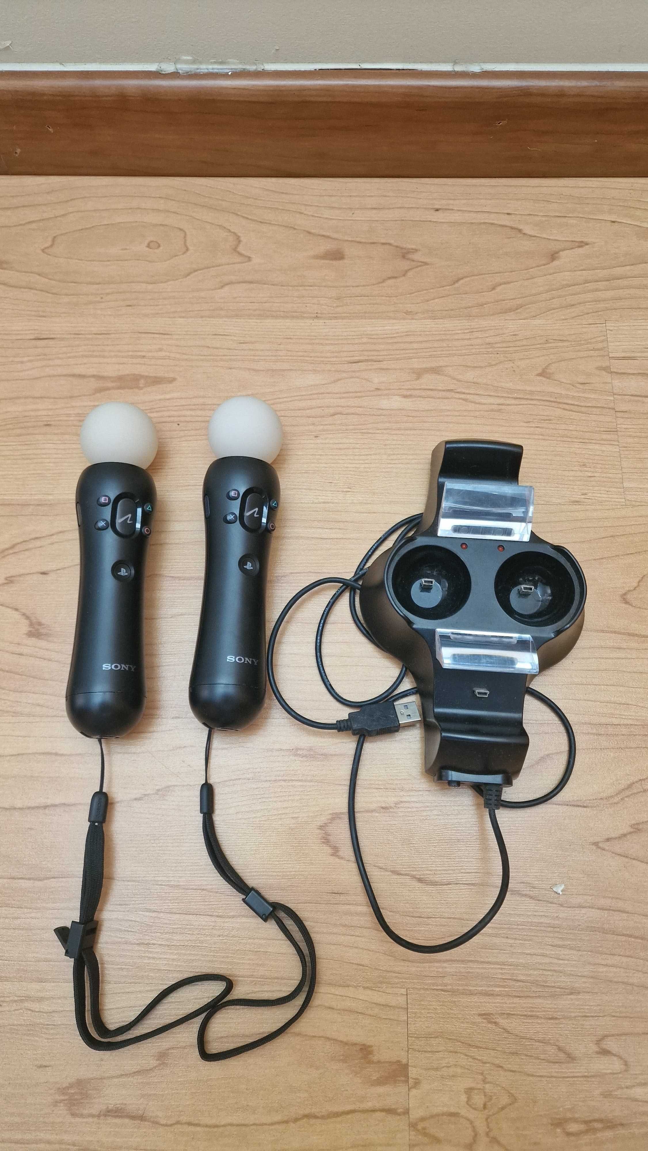 Acessórios PS3/PS4 – Kit PS Move + Microfones SingStar + Câmara