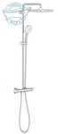Душевая система с термостатом Grohe Tempesta 250 Cube хром 26689001