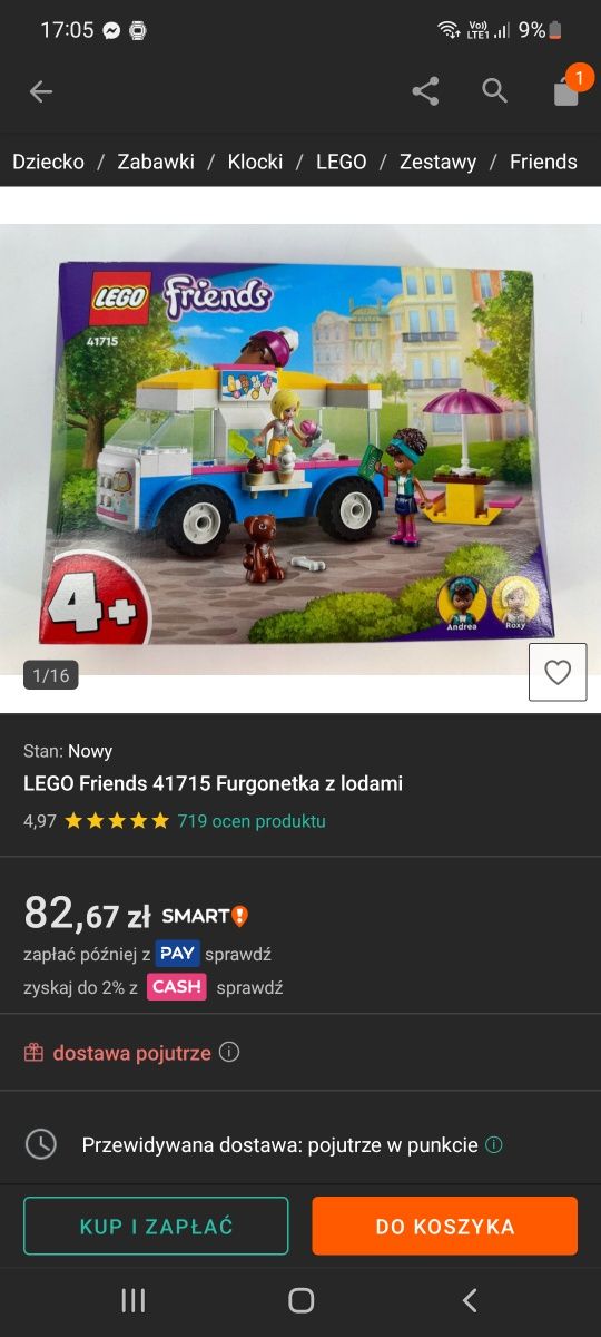 Lego Friends Nowe 60 zł/1 szt.