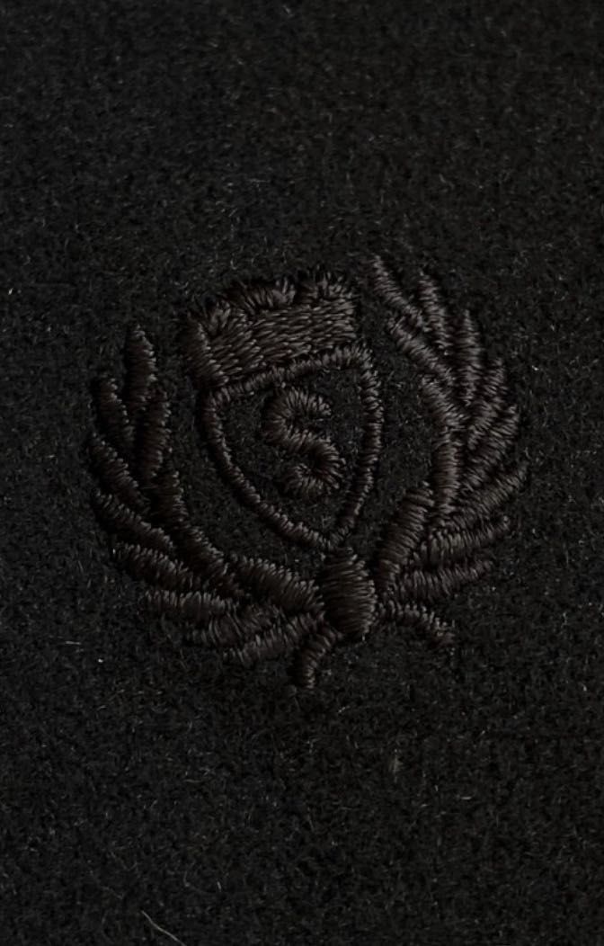 Sabri Özel - Czarna wełniana kurtka - rozmiar L/XL - męska z kaszmirem