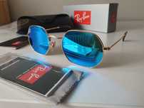 Ray-Ban Octagonal Flat  nowe oryginalne okulary przeciwsłoneczne