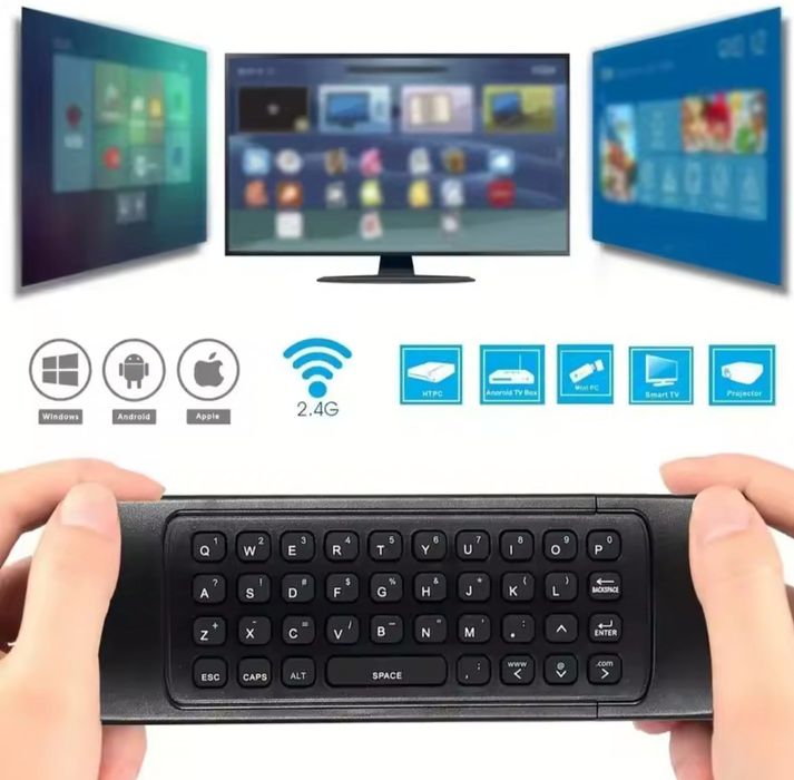 Comando tv com teclado universal