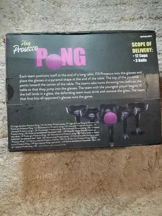 Nowa gra na imprezę Ping Prosseco Pong HIT !! szybka wysyłka
