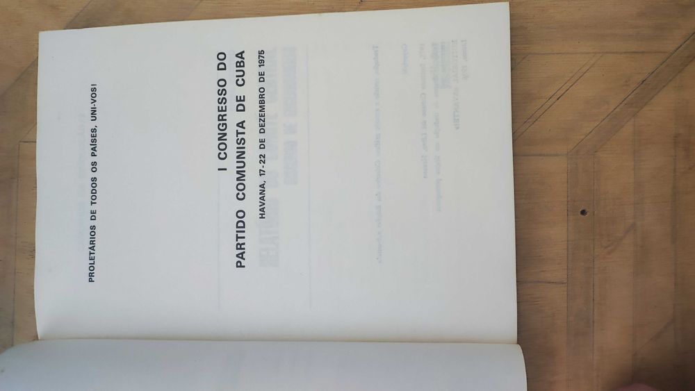 Livro: 1º Congresso do Partido Comunista de Cuba