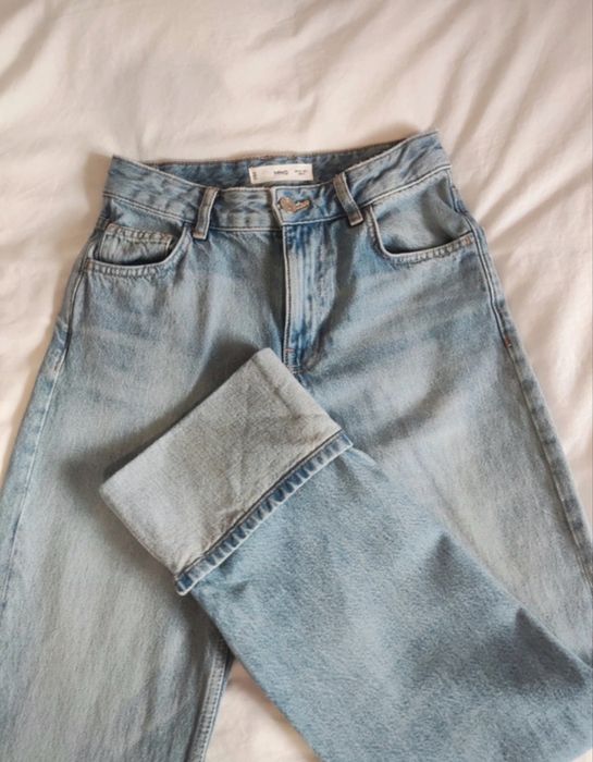 Calças de ganga Mango low waist 32