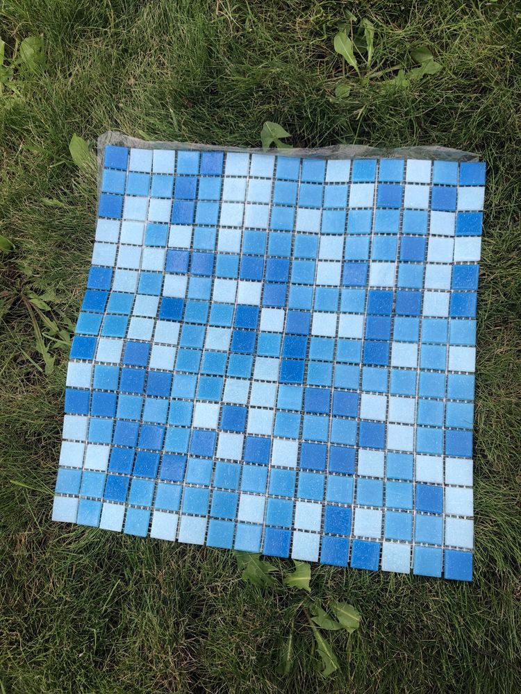 Mozaika odcienie niebieskiego