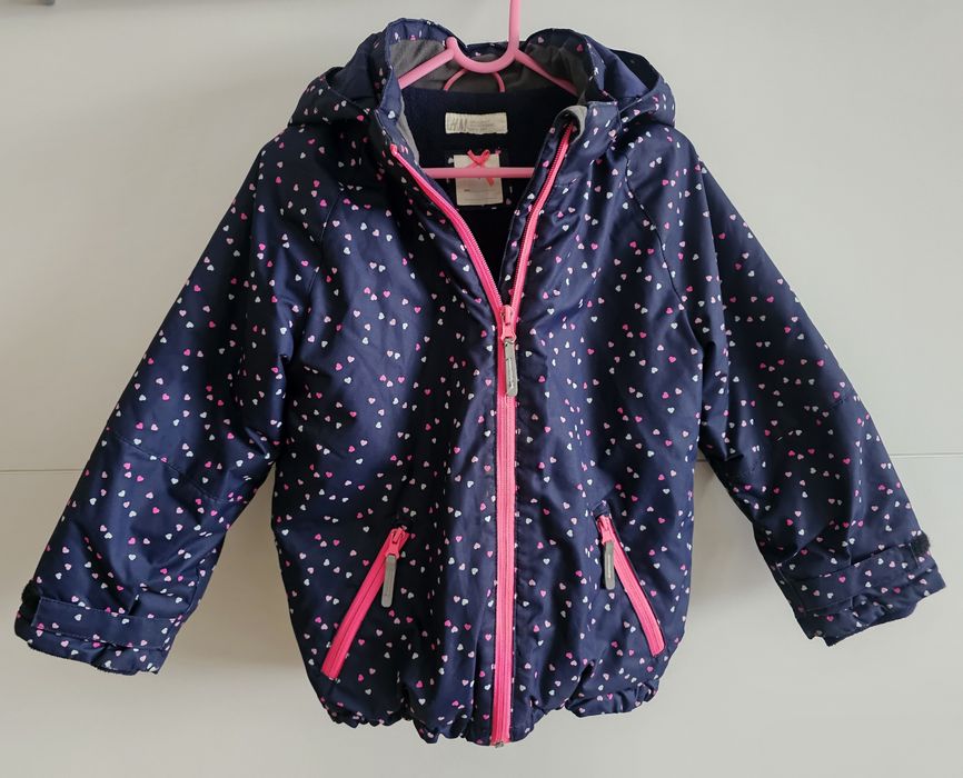 Kurtka zimowa dla dziewczynki H&M rozm.122