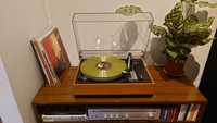 Elac Miraphon 22H gramofon, automat, drewno, vintage lata 60te