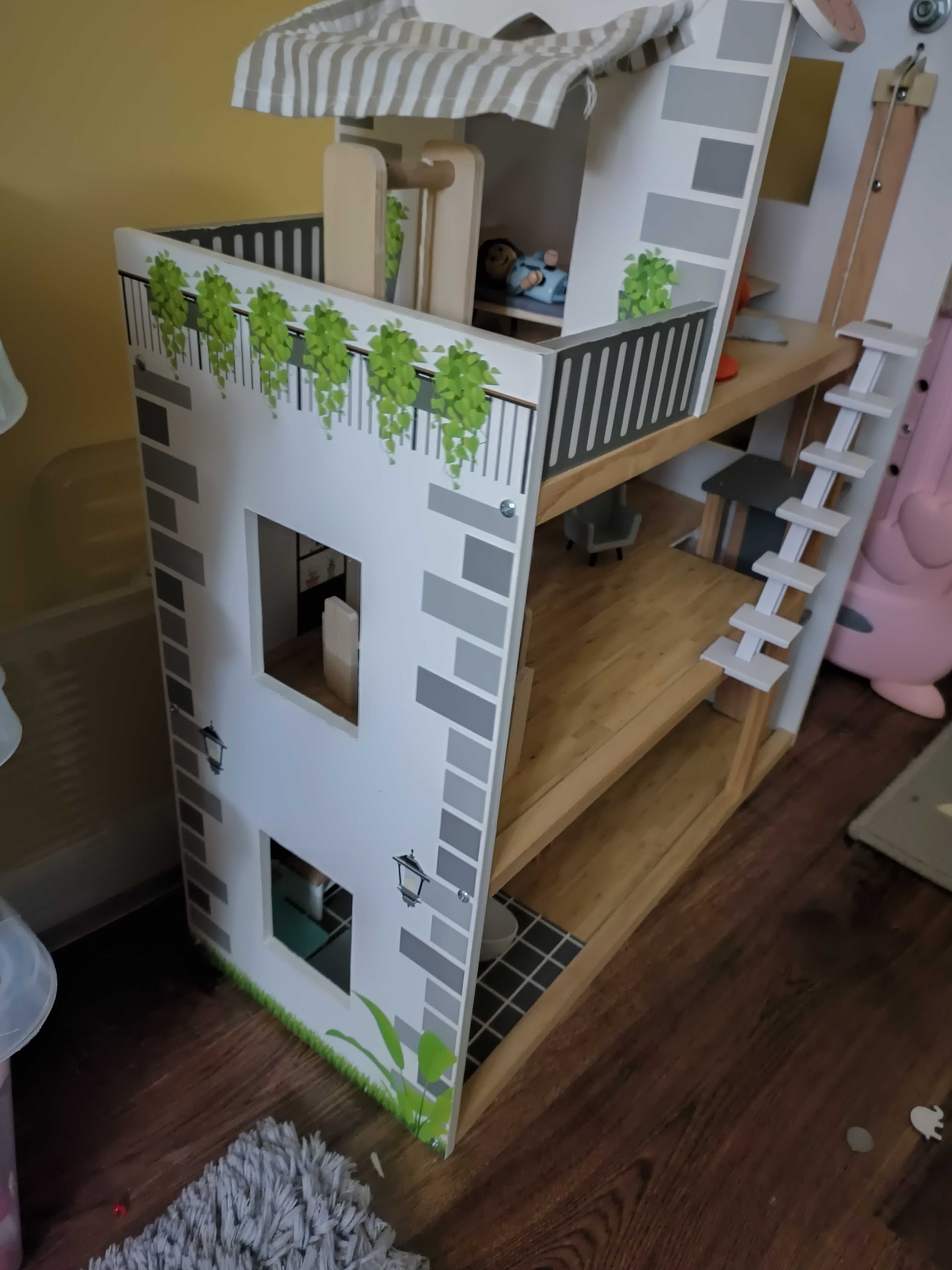 Domek dla lalek drewniany lidl