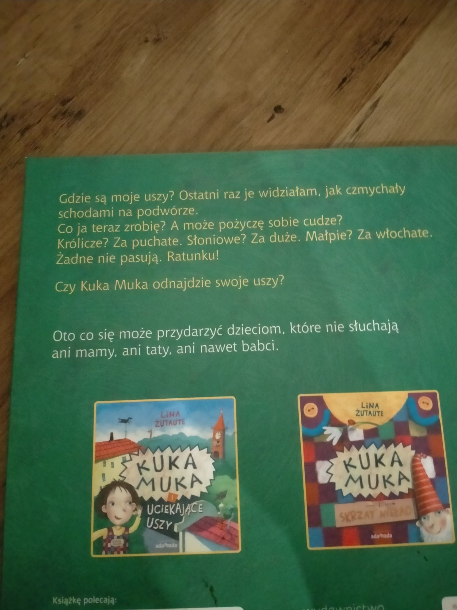Książki dla przedszkolaka dla dzieci Kuka muka