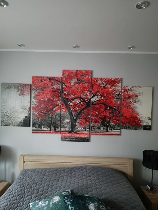 Obrazy, Tryptyk 5 obrazów do sypialni itp.