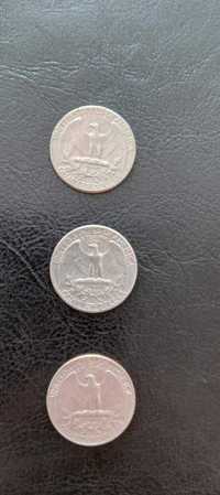 Quarter dolar 3 monety
