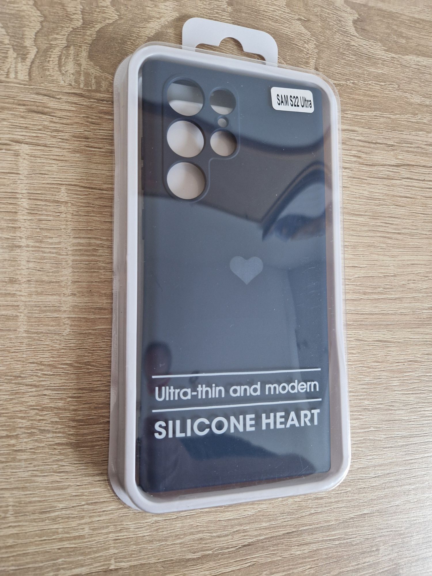 Etui Vennus Silicone Heart Case do Samsung Galaxy S22 Ultra wzór 1 gra