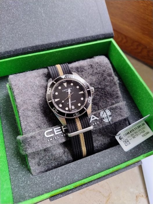 Certina DS Action 40mm gwarancja, nieużywana