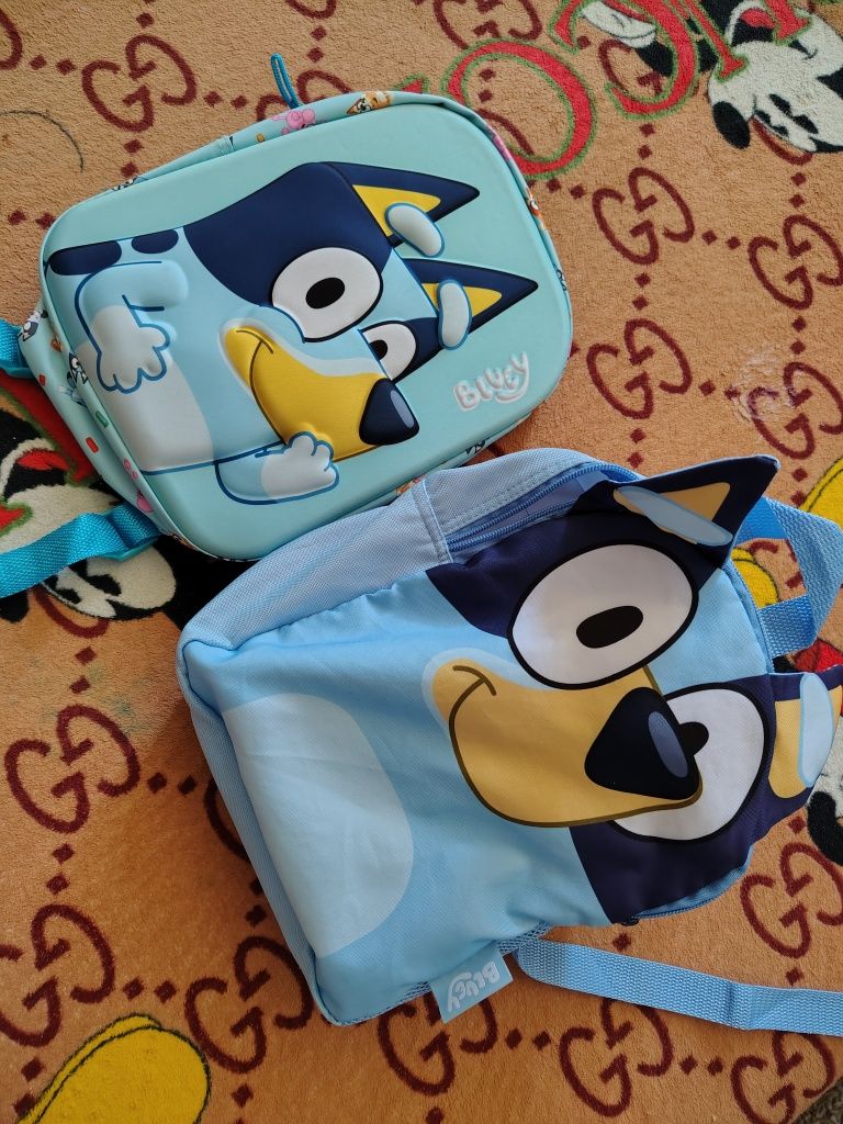Plecaki bluey niebieskie