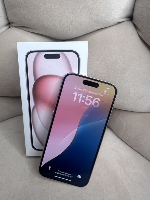 iPhone 15 128GB Różowy – Stan jak nowy