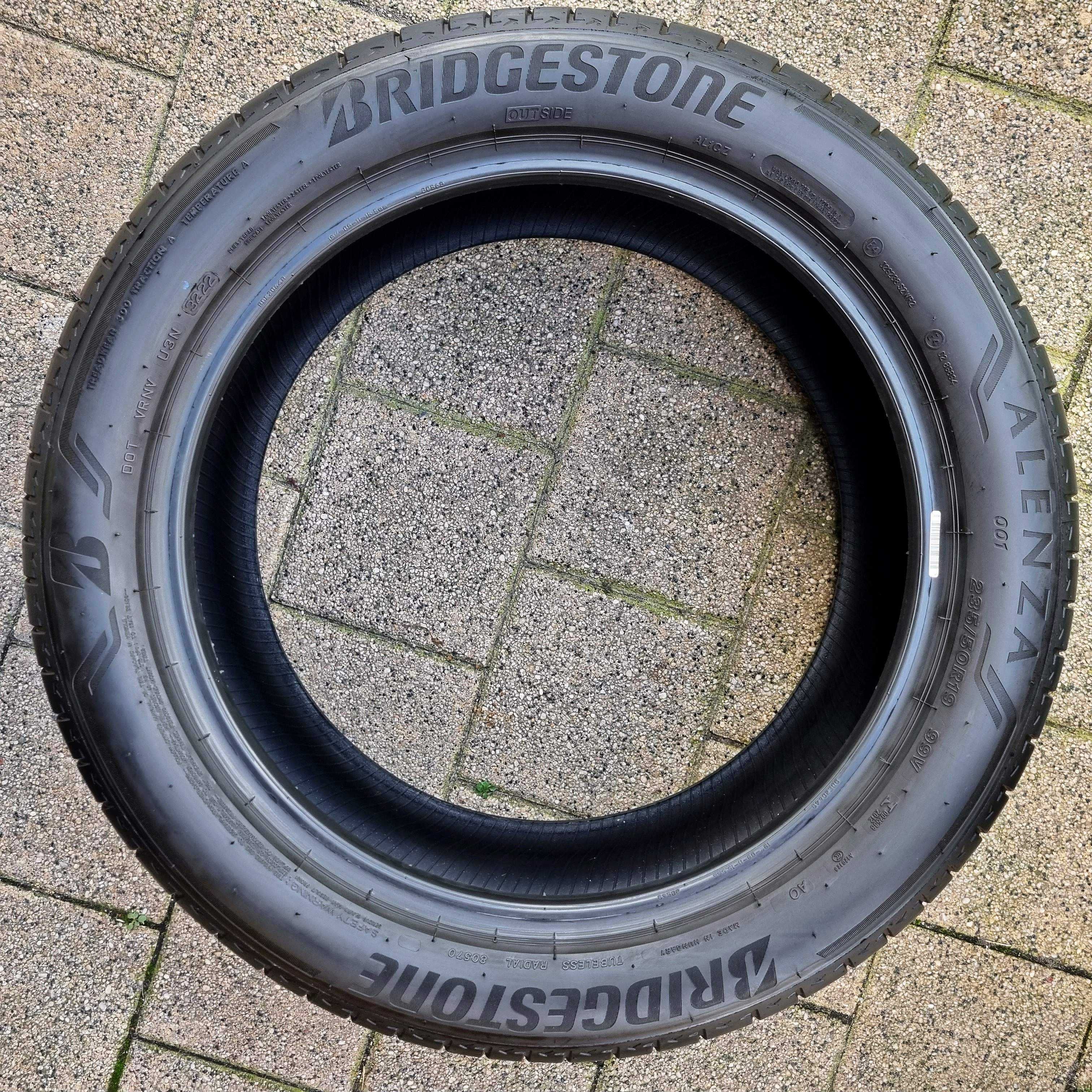 Bridgestone Alenza 001 235/50R19 99V AO Rok 2022.32 - Nowe