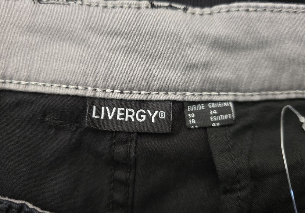 Męskie spodnie firmy Livergy rozmiar 50 czarne