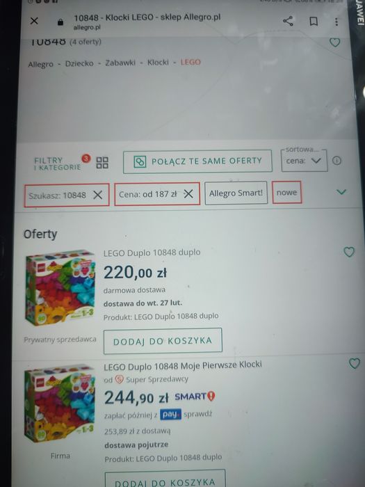 Klocki LEGO Duplo Moje pierwsze klocki