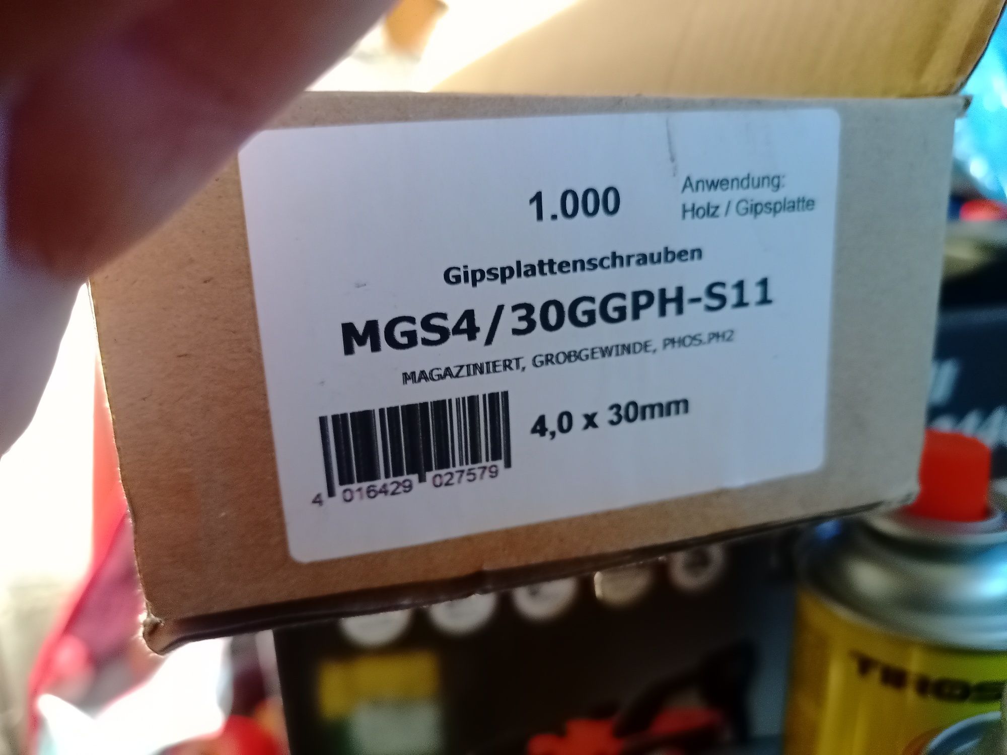 Pasek 50szt wkrętów do płyt GK 3,9 x 30