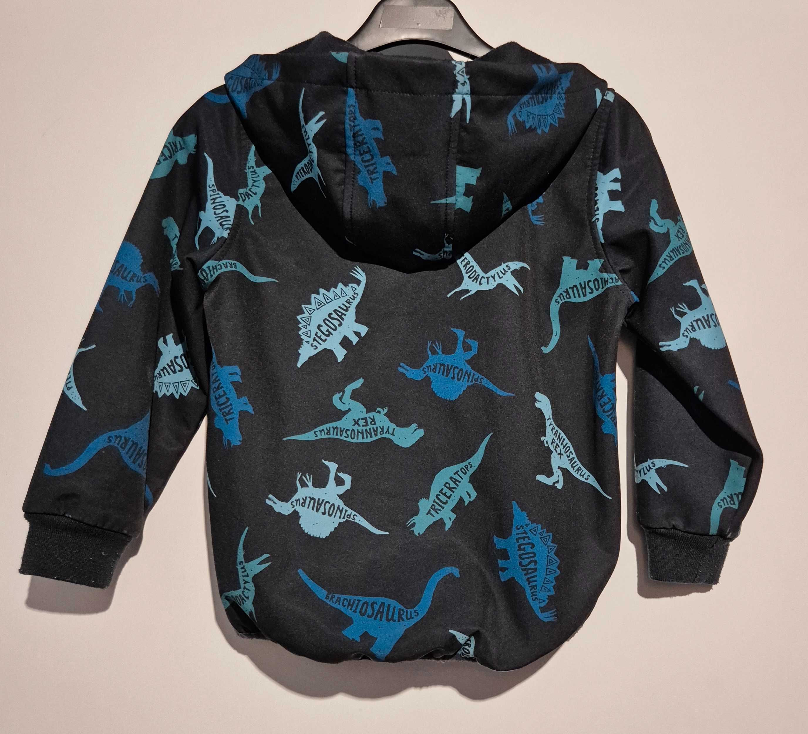 Softshell dla chłopca z dinozaurami rozmiar 122
