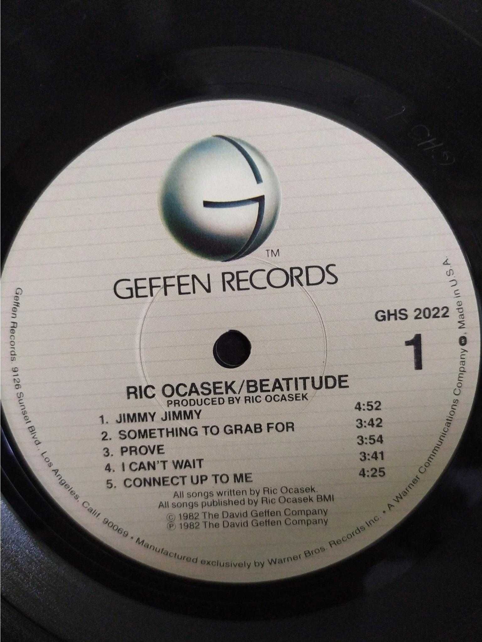 Виниловая пластинка Ric Ocasek  -Beatitude
