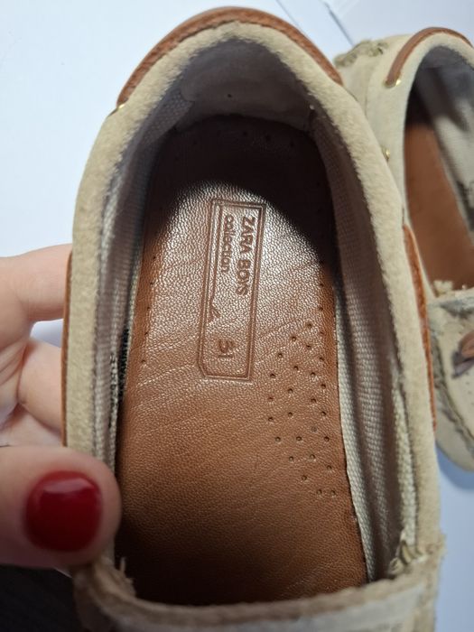мокасини ZARA (натуральний замш)