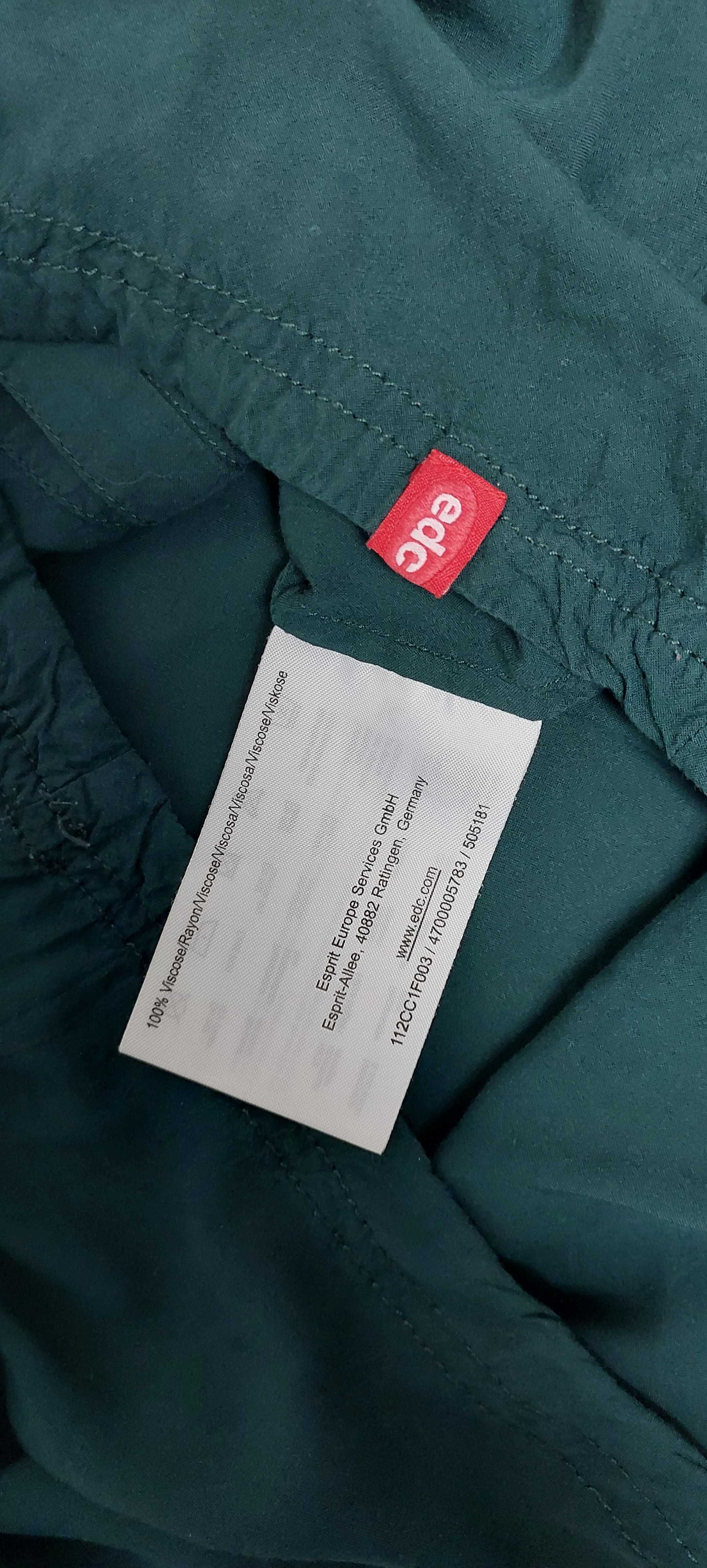 Zielona koszula z wiskozy ESPRIT, R. M