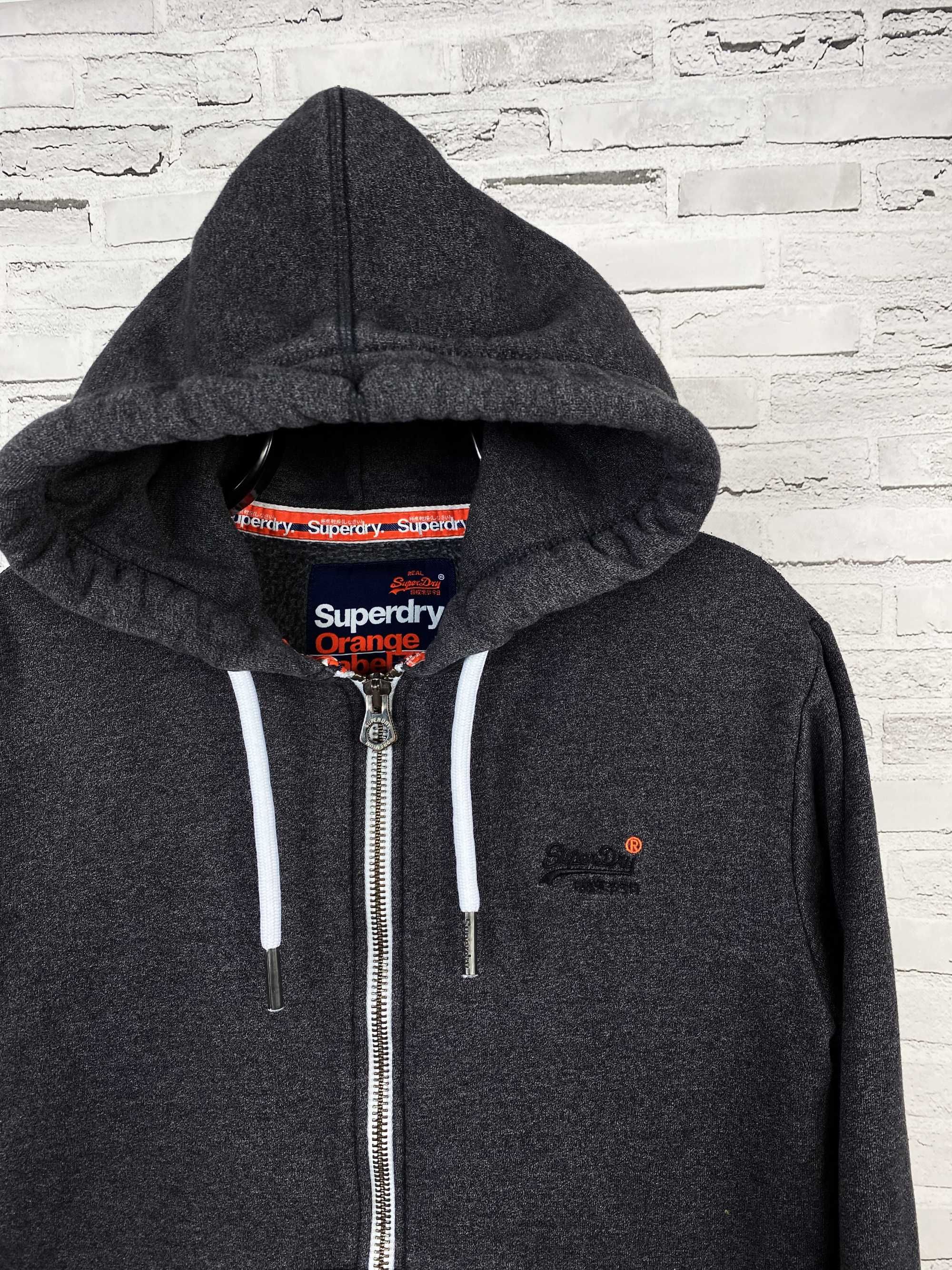 SuperDry Bluza Męska Bawełniana Nowy Model Rozmiar_XS_S_