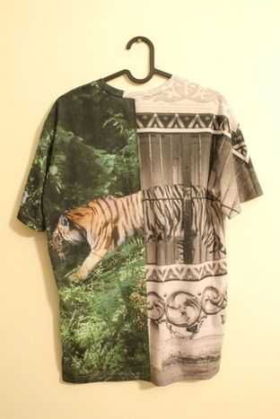 T-shirt bluzka z tygrysem Mr Gugu & Miss Go ROZMIAR M