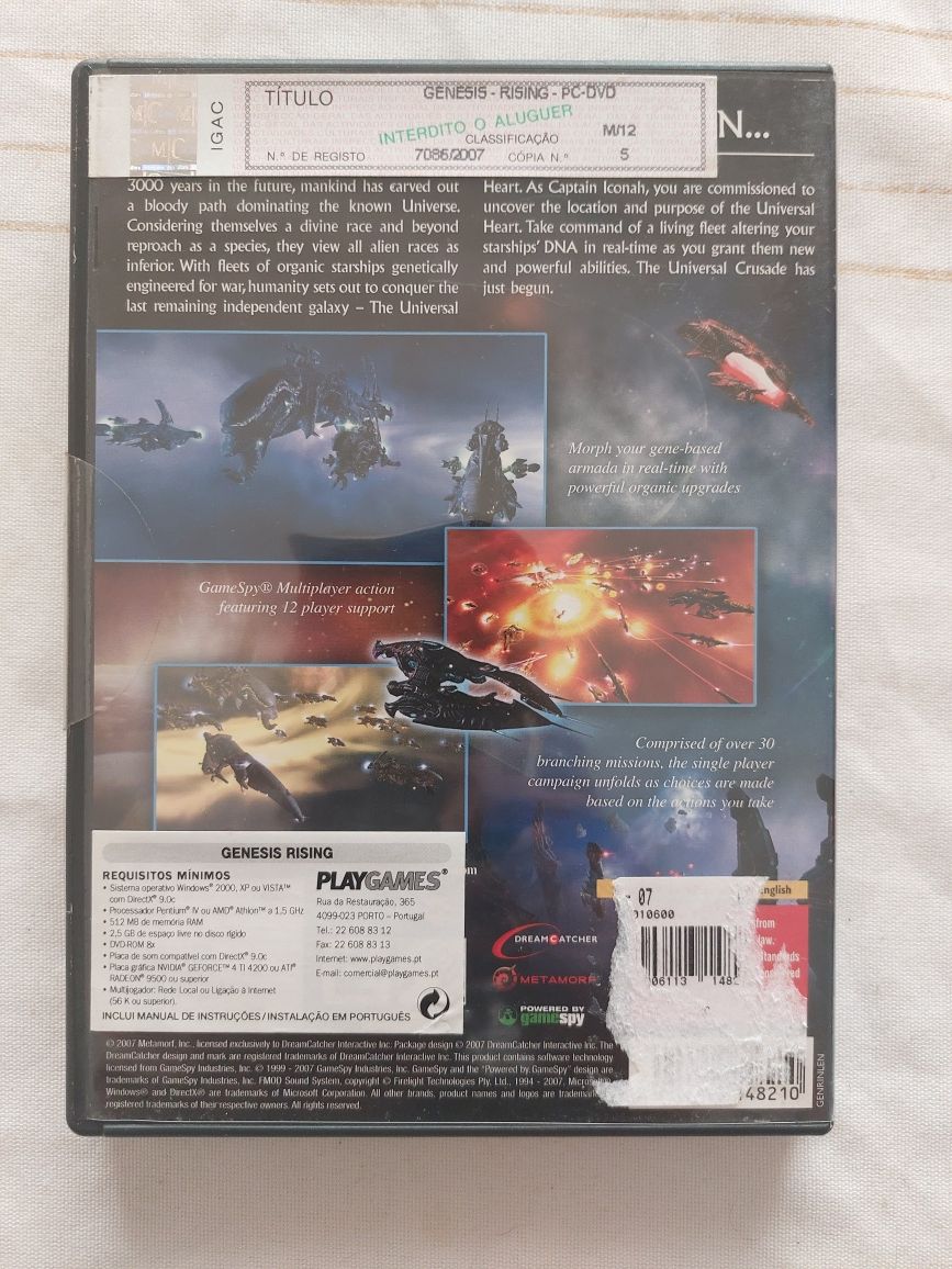 Jogo PC " Genesis Rising" (Como Novo)