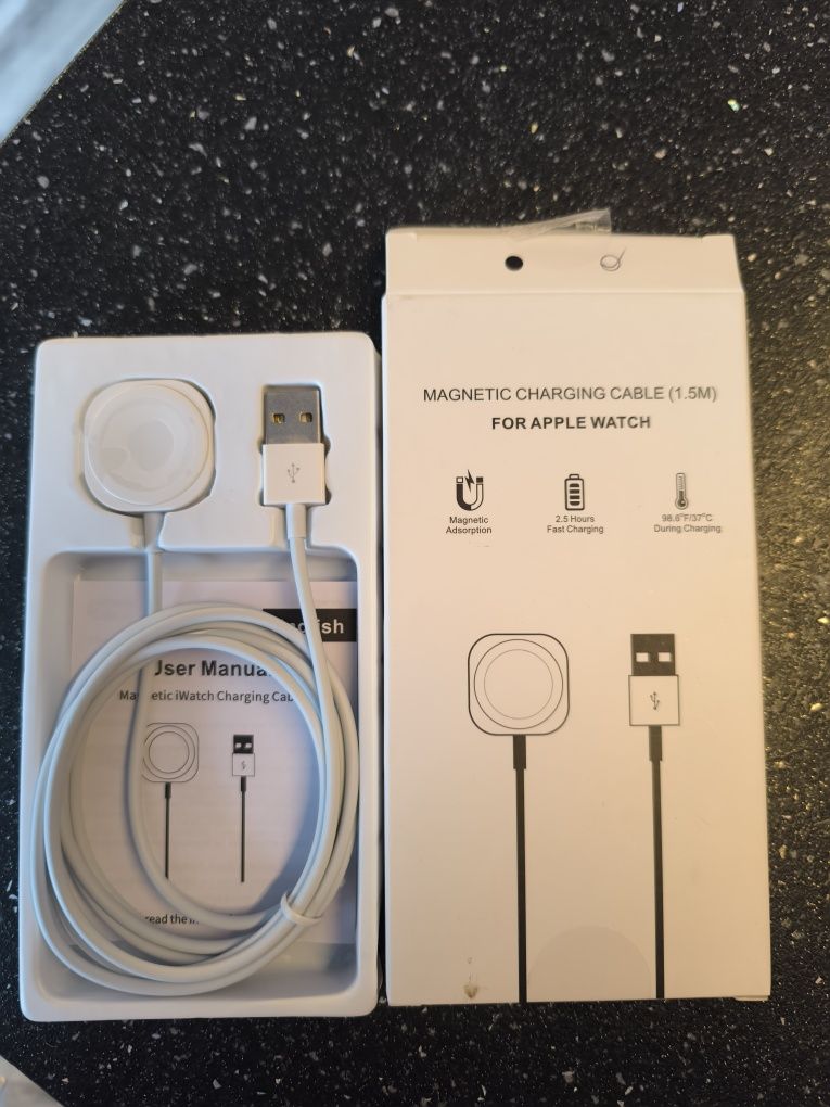 Ładowarka magnetyczna do zegarka Apple.