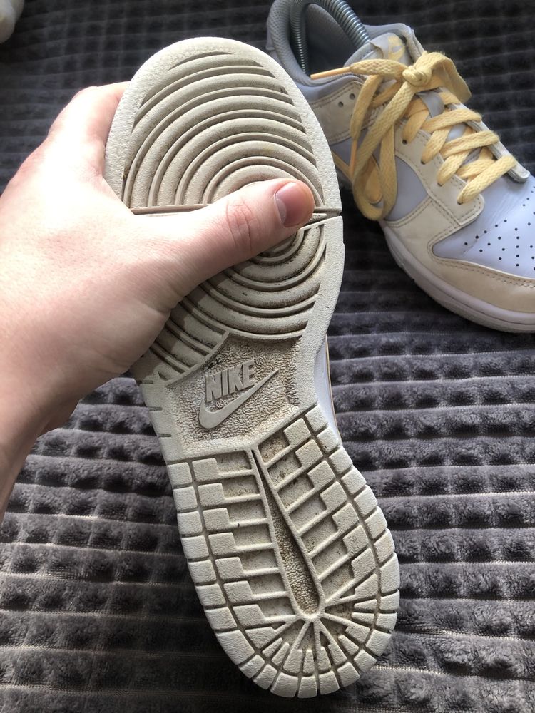 NIKE (38) 24см Dunk Low Melon Tint женские кроссовки кеды оригинал кож