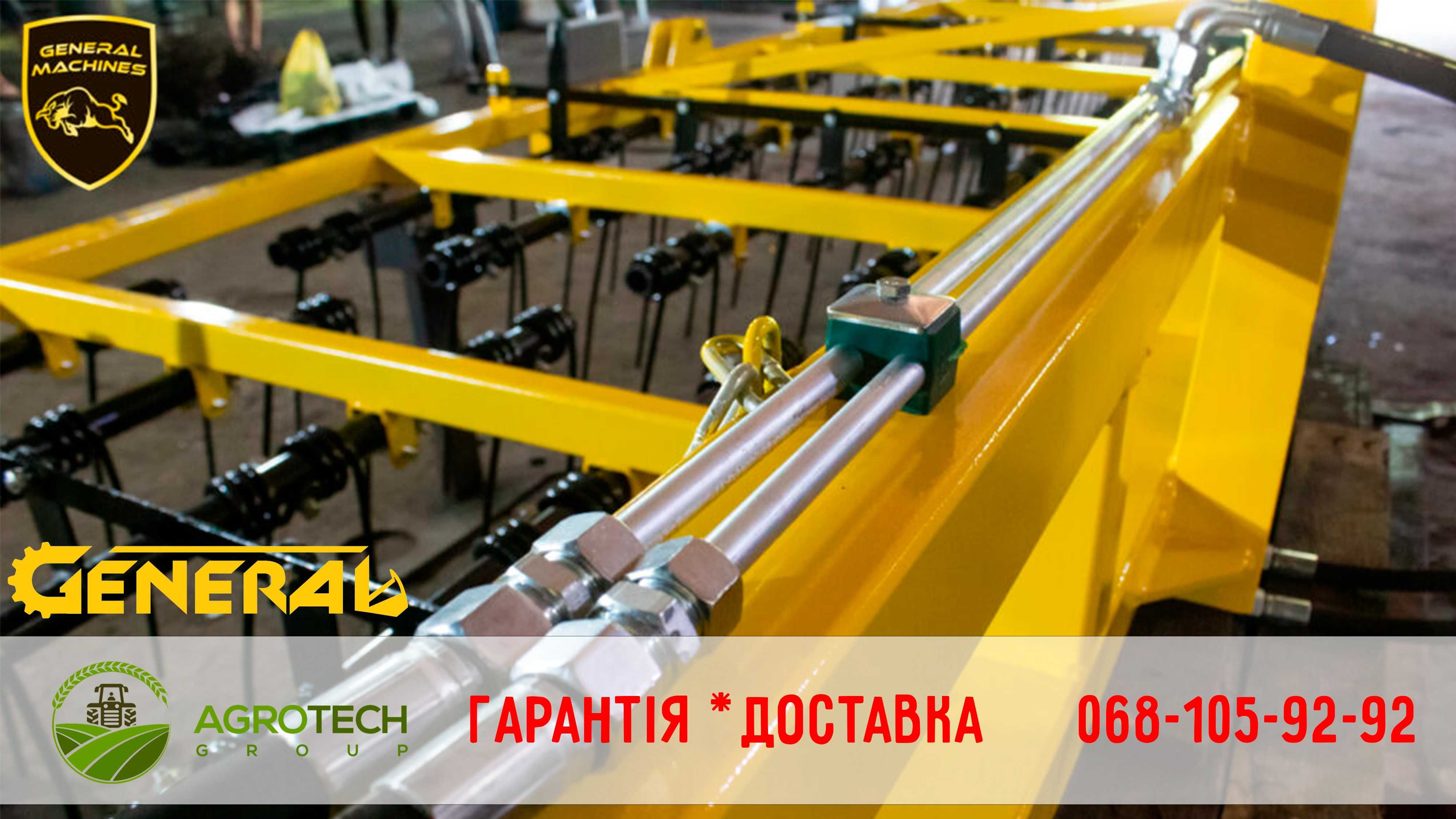 Борона пружинна навісна GENERAL SPRING 9 м