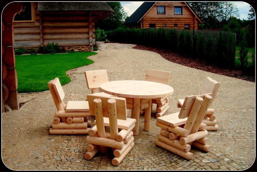 Meble ogrodowe drewniane huśtawka wysyłka cały kraj i UE