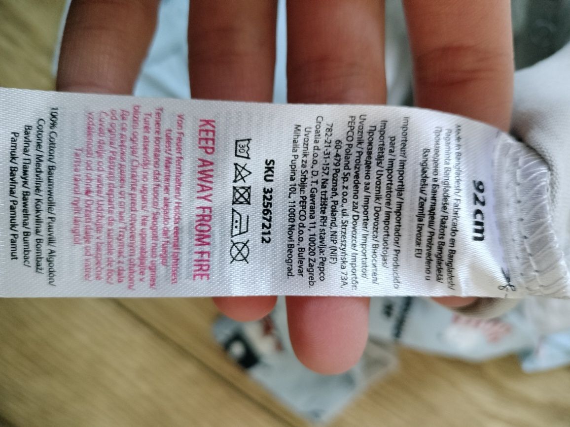 Body niemowlęce 2-pack rozm. 92
