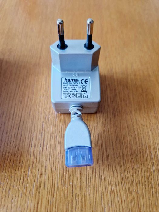 Ładowarka do akumulatorów AA/AAA + ładowarka USB Hama, zestaw