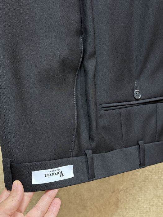 Воронін Чоловічий костюм, чорний, розмір 52 — новий