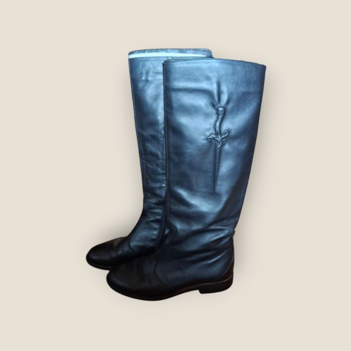 Продам шкiрянi чоботи, шитi на замовлення