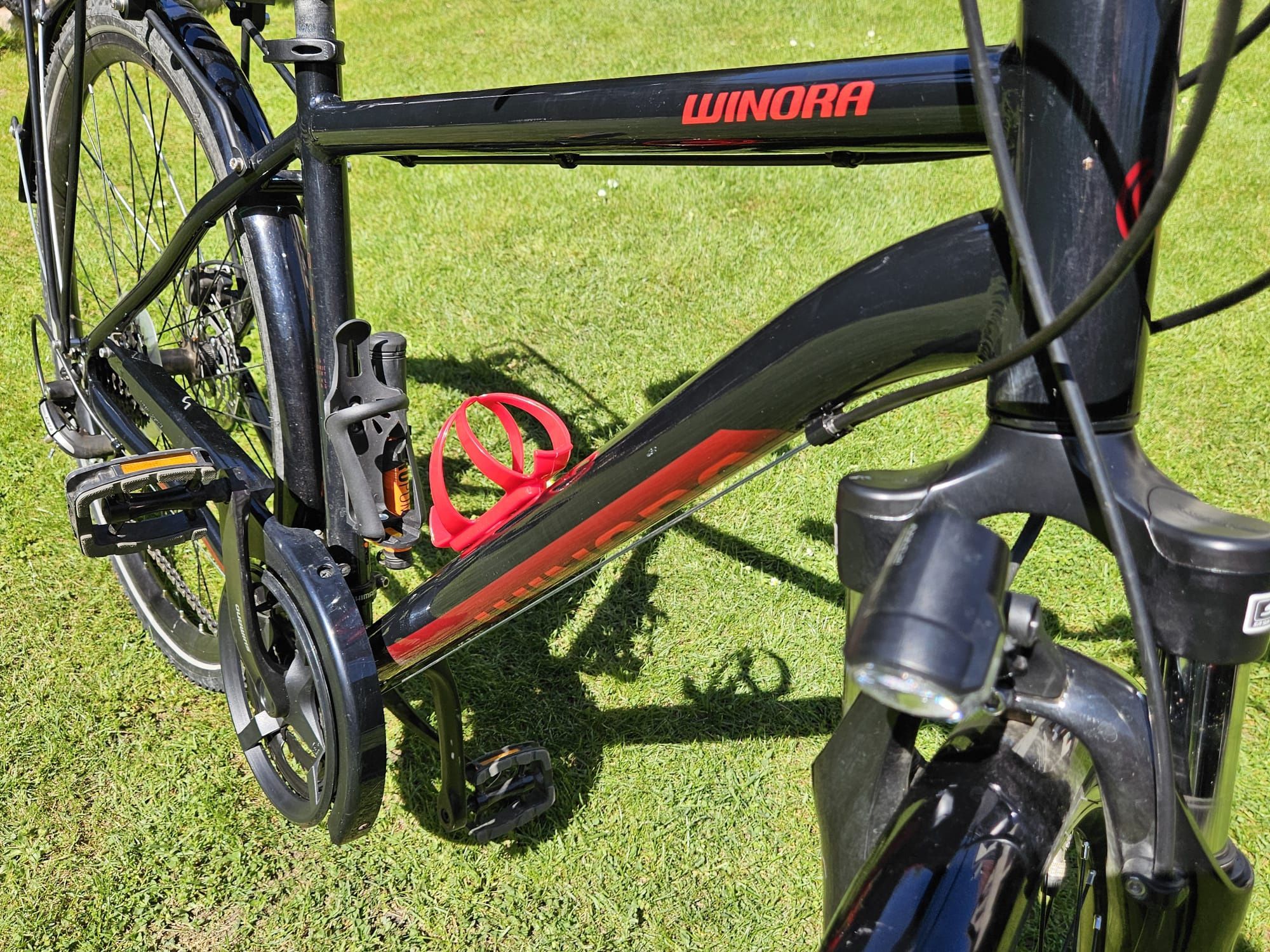 Rower WINORA trekkingowy czarny górski męski