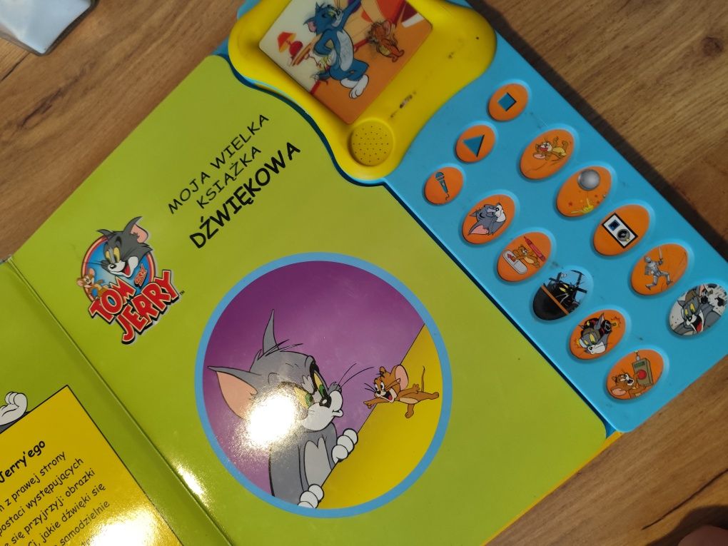 Moja Wielka książka dzwiekowa Tom and Jerry możliwość nagrywania