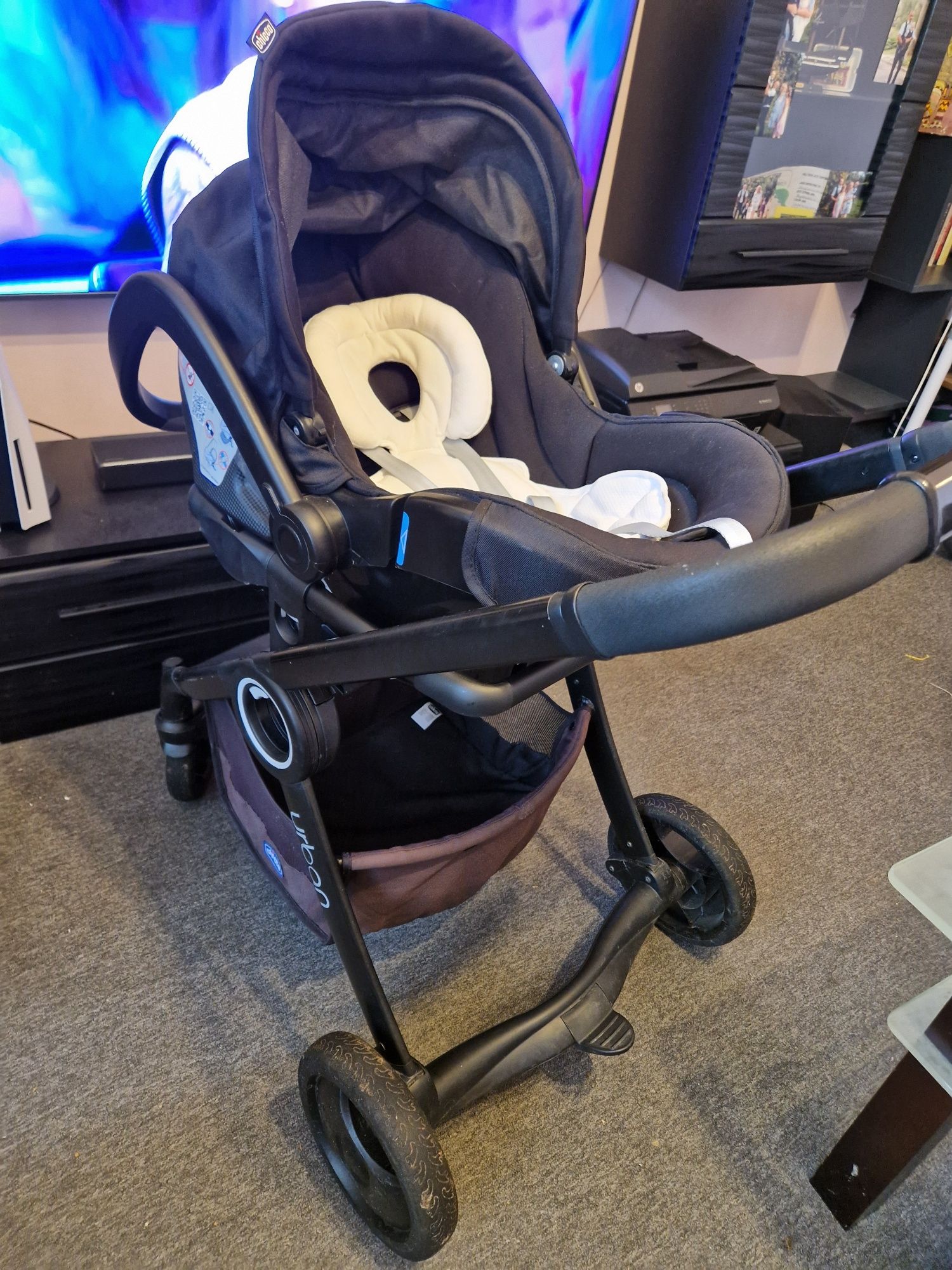 Wózek Chicco Urban 3w1 plus łóżeczko turystyczne
