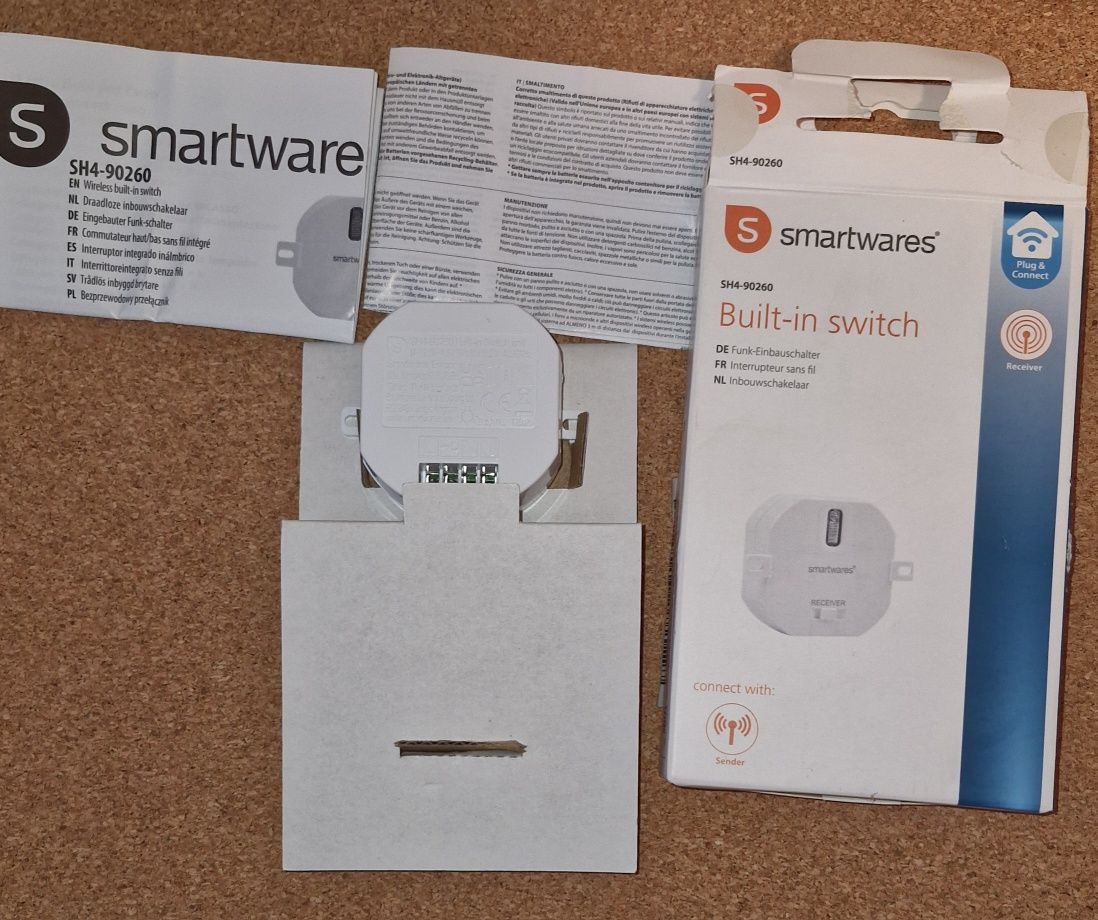 Radiowy Bezprzewodowy przełącznikiem światła Smartwares SH4 90260