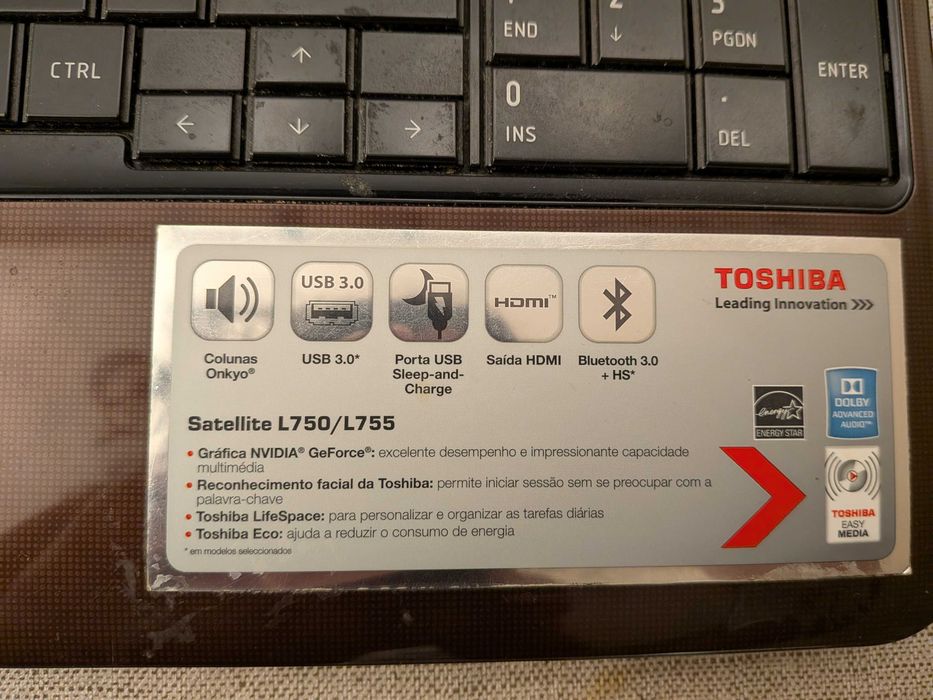 Computador portátil Toshiba
