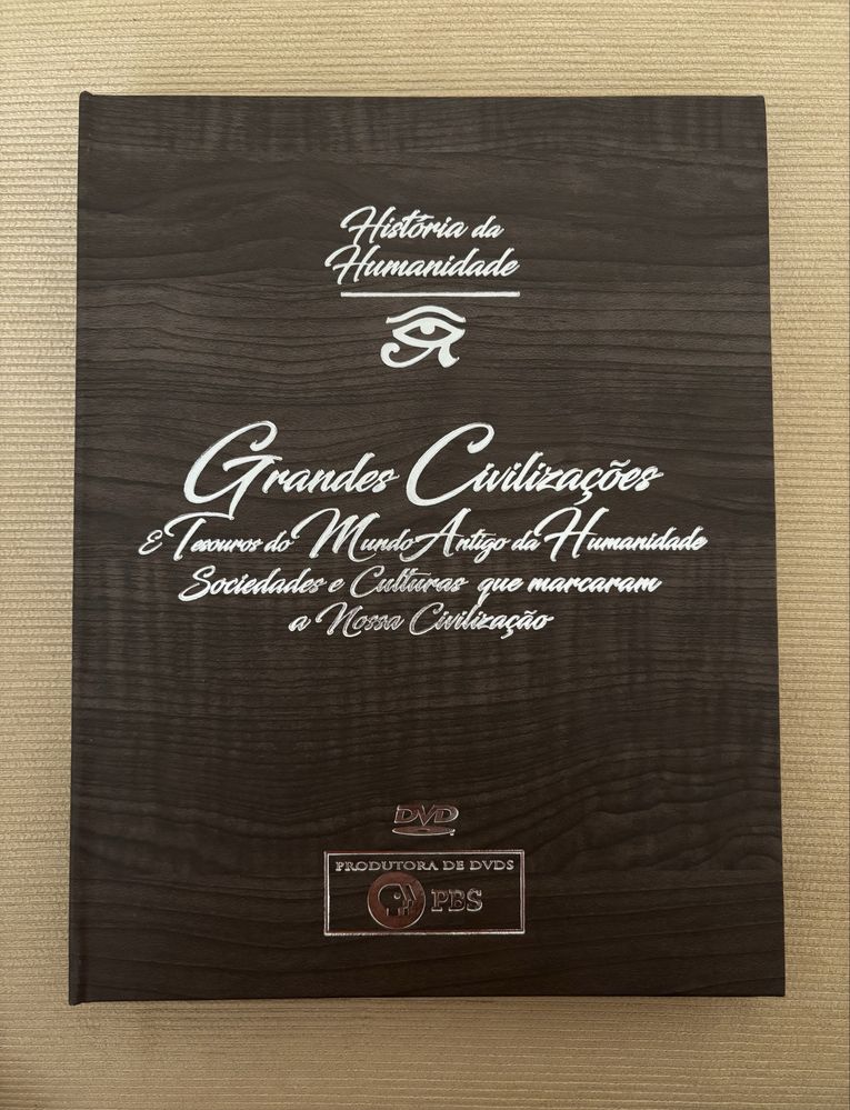 Livros Grandes Civilizações + 4 DVDs