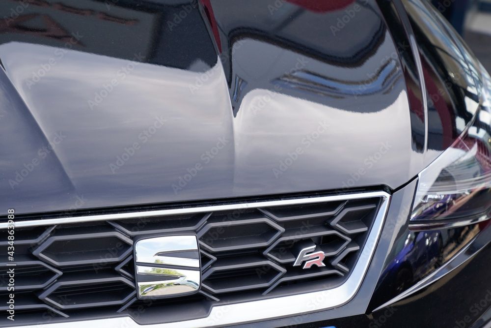 Emblema FR para Seat - Frontal e Traseiro