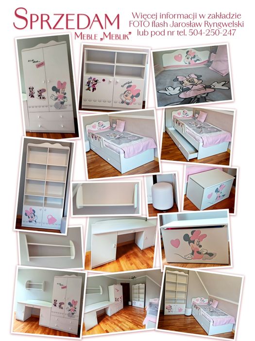 Zestaw mebli firmy Meblik myszka Minnie