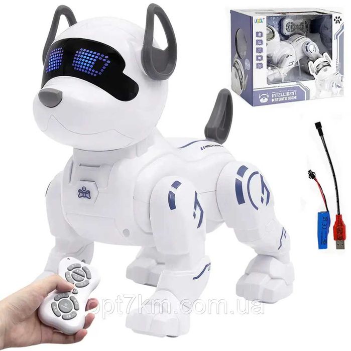 Собака-робот на радиоуправлении с звуковыми и световыми эффектами