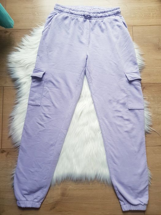 Bawełniane spodnie sportowe dresy dziewczęce marki Pepperts 158/164cm