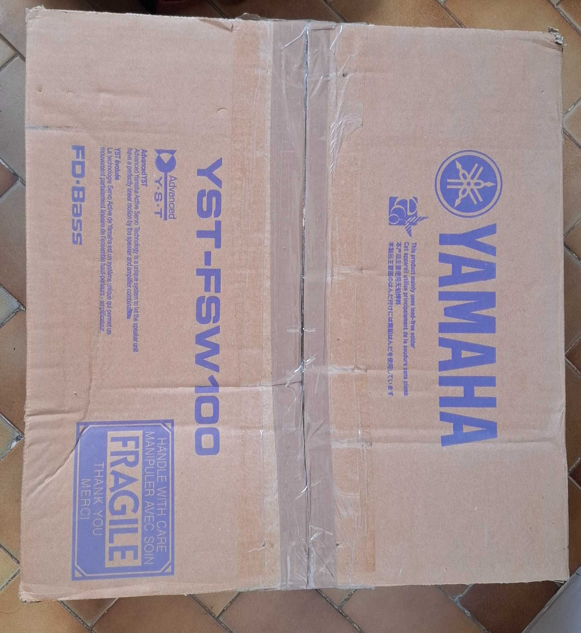 Subwoofer Yamaha YST-FSW100 - Preto